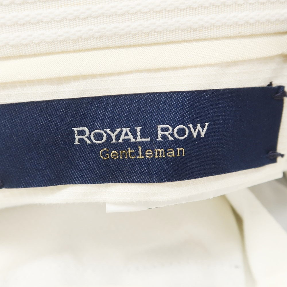 【中古】ロイヤルロウ ROYAL ROW ウール チェック ドレススラックスパンツ チャコール【サイズ46】【GRY】【A/W】【状態ランクA】【メンズ】