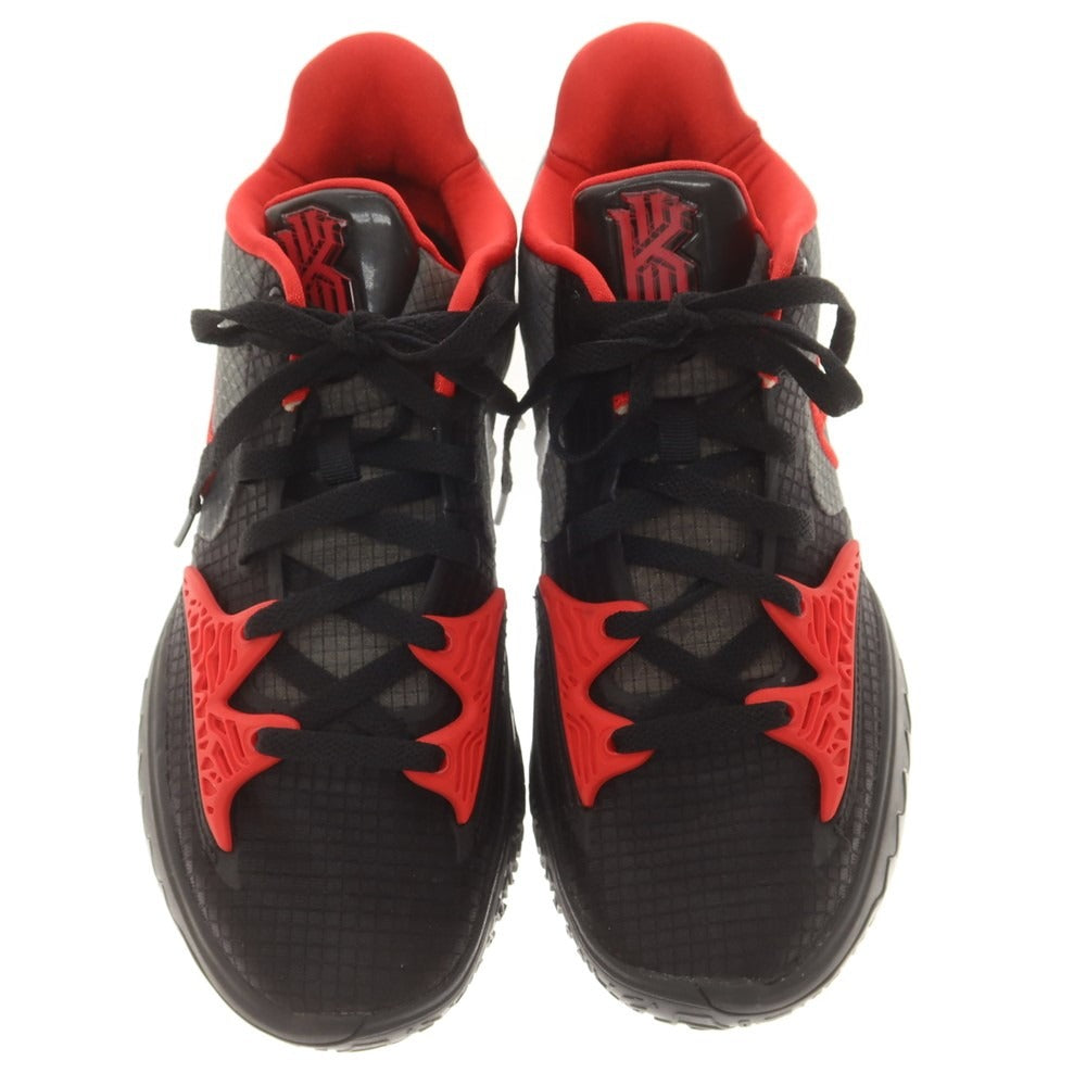 【中古】ナイキ NIKE KYRIE LOW 4 EP スニーカー ブラックxレッド【 27cm 】【 状態ランクB 】【 メンズ 】