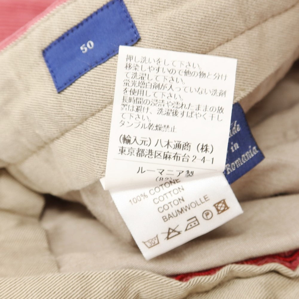 【中古】ジーティーアー G.T.A コットン コーデュロイパンツ ローズレッド【サイズ50】【 状態ランクC 】【 メンズ 】 [EPD]