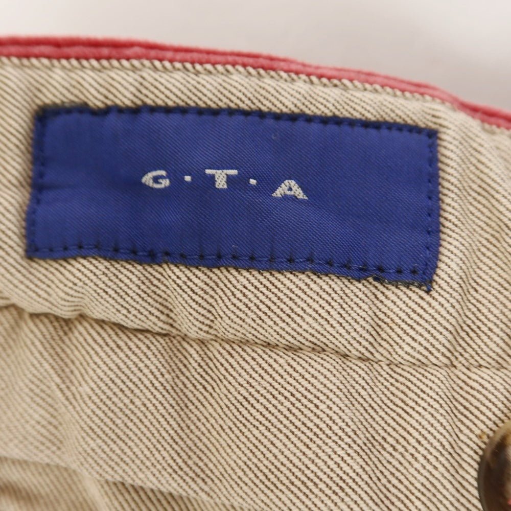 【中古】ジーティーアー G.T.A コットン コーデュロイパンツ ローズレッド【サイズ50】【 状態ランクC 】【 メンズ 】 [EPD]