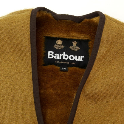 【中古】バブアー Barbour アクリル×ポリエステルファー ライナーベスト ライトブラウン【 34 】【 状態ランクC 】【 メンズ 】