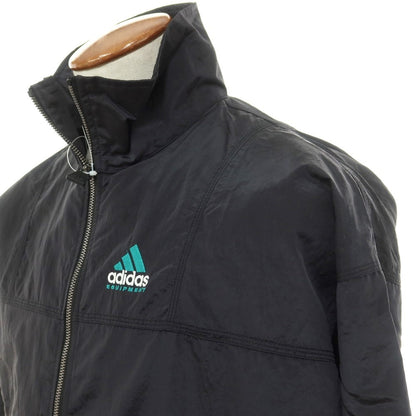 【中古】アディダス adidas ナイロン シェルジャケット ブラック【 M 】【 状態ランクA 】【 メンズ 】