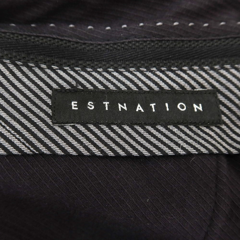 【中古】エストネーション ESTNATION ストレッチ ポリエステルウール ドレススラックスパンツ グレー【サイズ44】【GRY】【S/S/A/W】【状態ランクB】【メンズ】