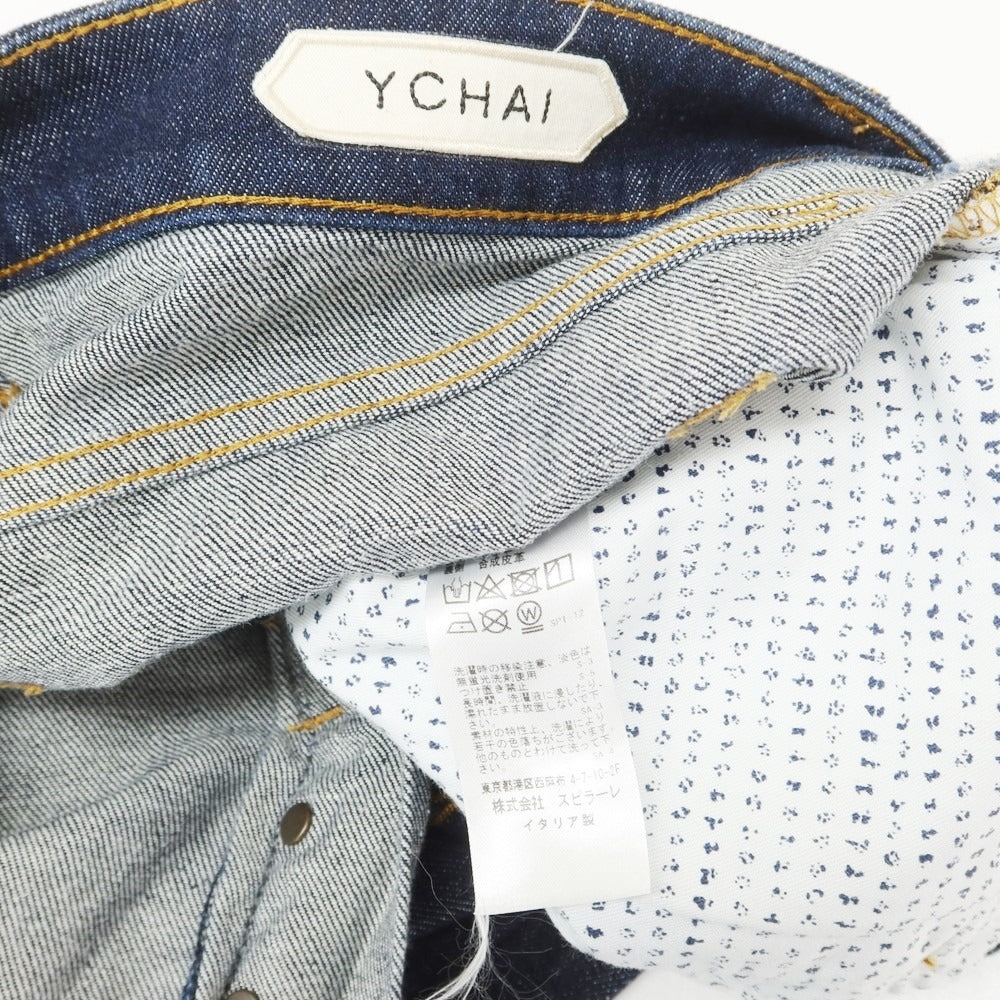 【中古】イカイ YCHAI ストレッチ ジーンズ デニムパンツ ネイビー【サイズ32】【NVY】【S/S/A/W】【状態ランクA】【メンズ】