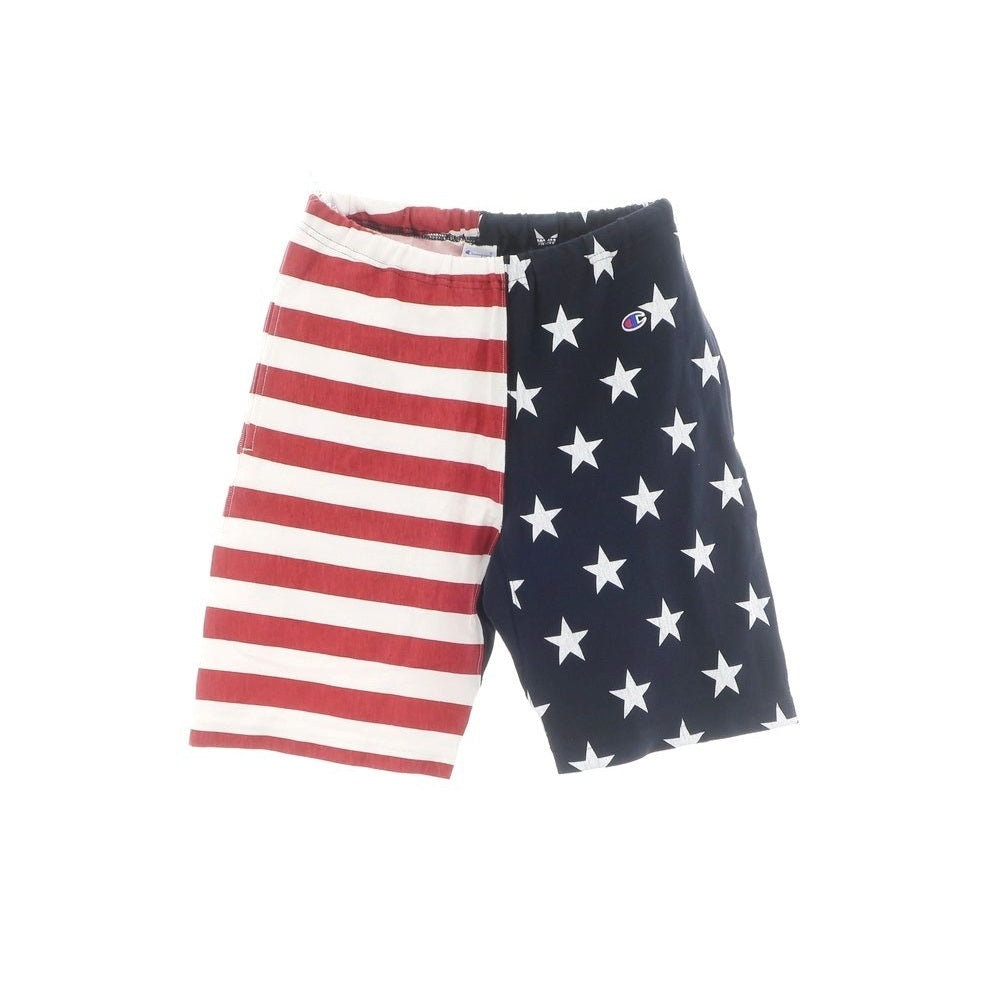 【中古】【未使用】チャンピオン Champion コットン ショートパンツ ネイビーxレッド【 M 】【 状態ランクS 】【 メンズ 】