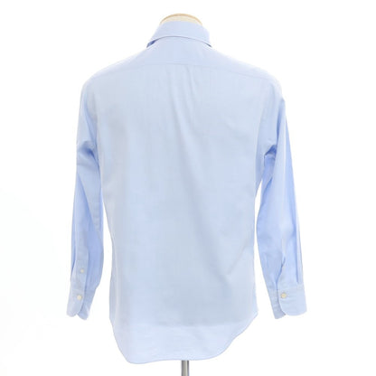 【中古】フィナモレ Finamore コットン系 ワイドカラー ドレスシャツ ブルー【サイズS】【BLU】【S/S/A/W】【状態ランクB】【メンズ】