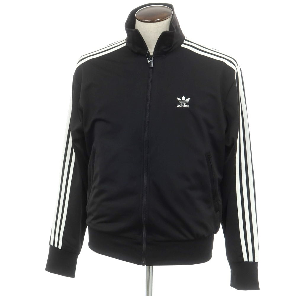 【中古】アディダス adidas ポリエステル ジップアップ ジャージ ブラック【サイズL】【BLK】【S/S/A/W】【状態ランクB】【メンズ】