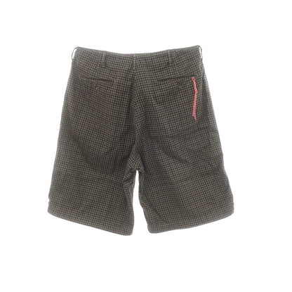 【中古】ビームス BEAMS コットン チェック ショートパンツ ブラウン系【 L 】【 状態ランクB 】【 メンズ 】