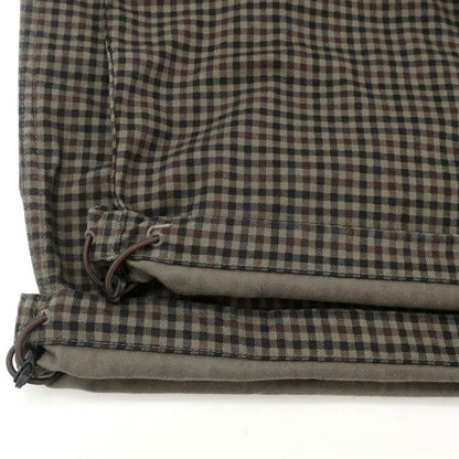 【中古】ビームス BEAMS コットン チェック ショートパンツ ブラウン系【 L 】【 状態ランクB 】【 メンズ 】