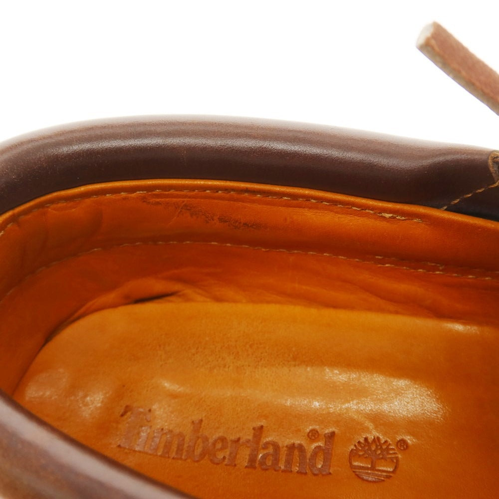 【中古】ティンバーランド Timberland オイルドレザー モカシン シューズ ブラウン【 26.5cm 】【 状態ランクB 】【 メンズ 】