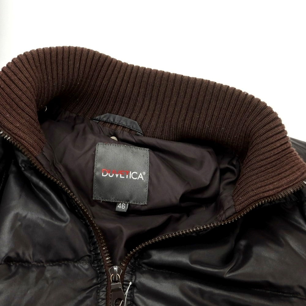 【中古】デュベティカ DUVETICA ナイロン ダウンジャケット ブラック【サイズ46】【 状態ランクC 】【 メンズ 】 [EPD]