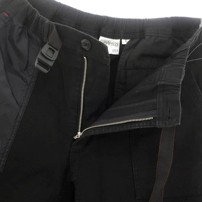 【中古】グラミチ Gramicci × BRIEFING ストレッチ コットン ショートパンツ ブラック【 L 】【 状態ランクB 】【 メンズ 】