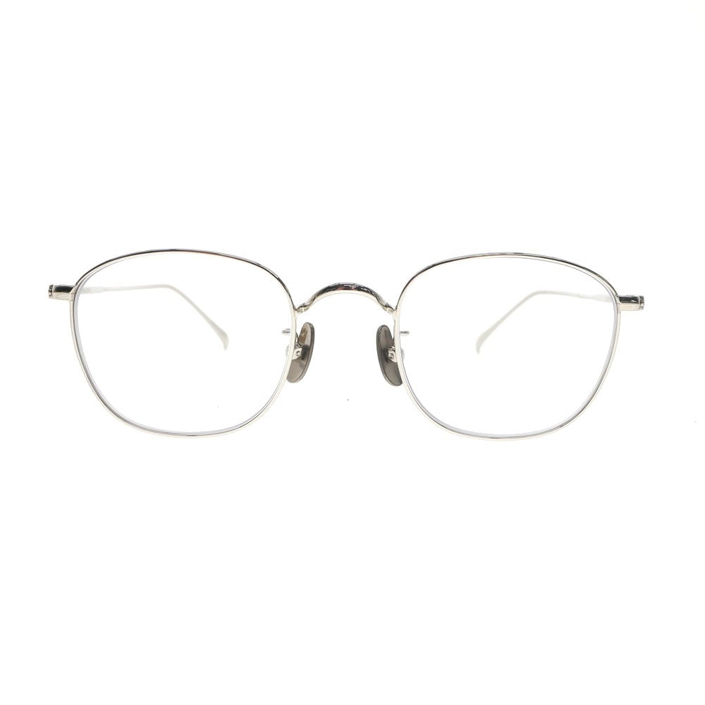 【中古】カネコオプティカル KANEKO OPTICAL URBAN RESEARCH別注 チタン メガネ シルバー【 状態ランクA 】【 メンズ 】