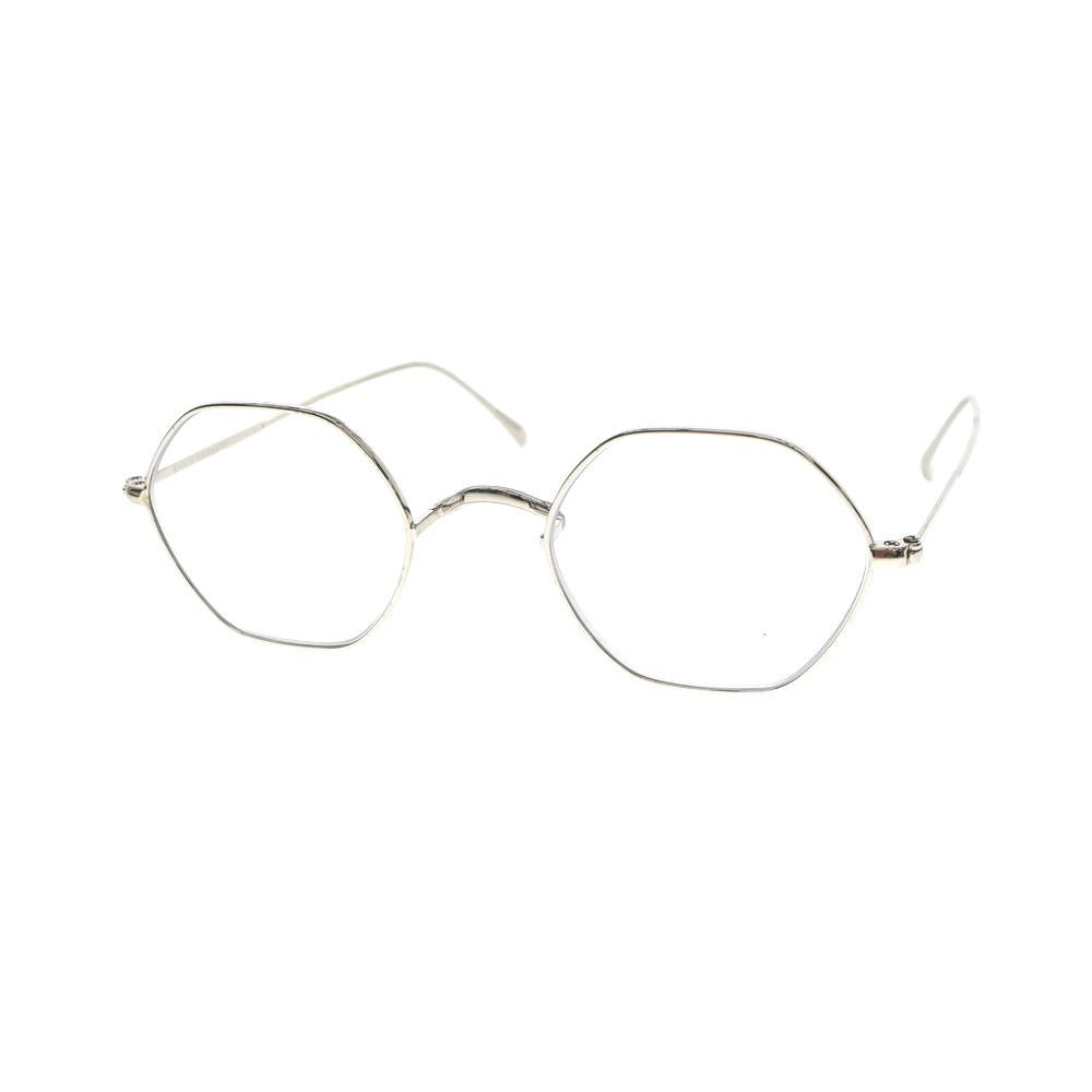 【中古】カネコオプティカル KANEKO OPTICAL URBAN RESEARCH別注 チタン メガネ シルバー【 状態ランクA 】【 メンズ 】