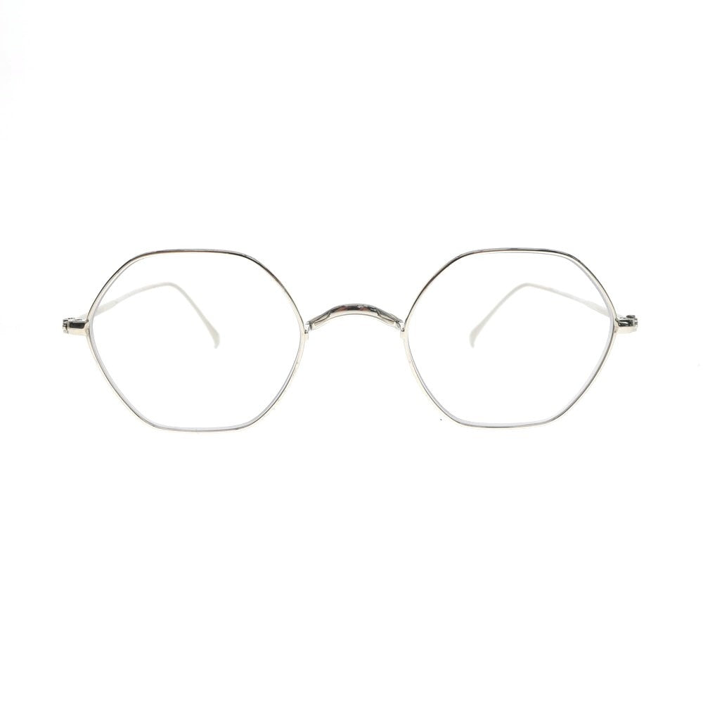 【中古】カネコオプティカル KANEKO OPTICAL URBAN RESEARCH別注 チタン メガネ シルバー【 状態ランクA 】【 メンズ 】