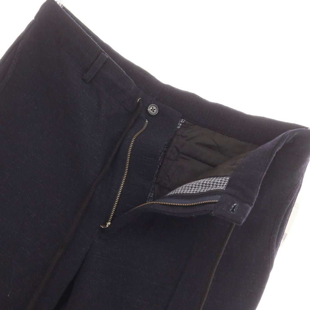 [Used] Blu e Grigio Wool Cotton Polyester Casual Slacks Pants Black [Size L] [BLK] [A/W] [Condition Rank B] [Men&