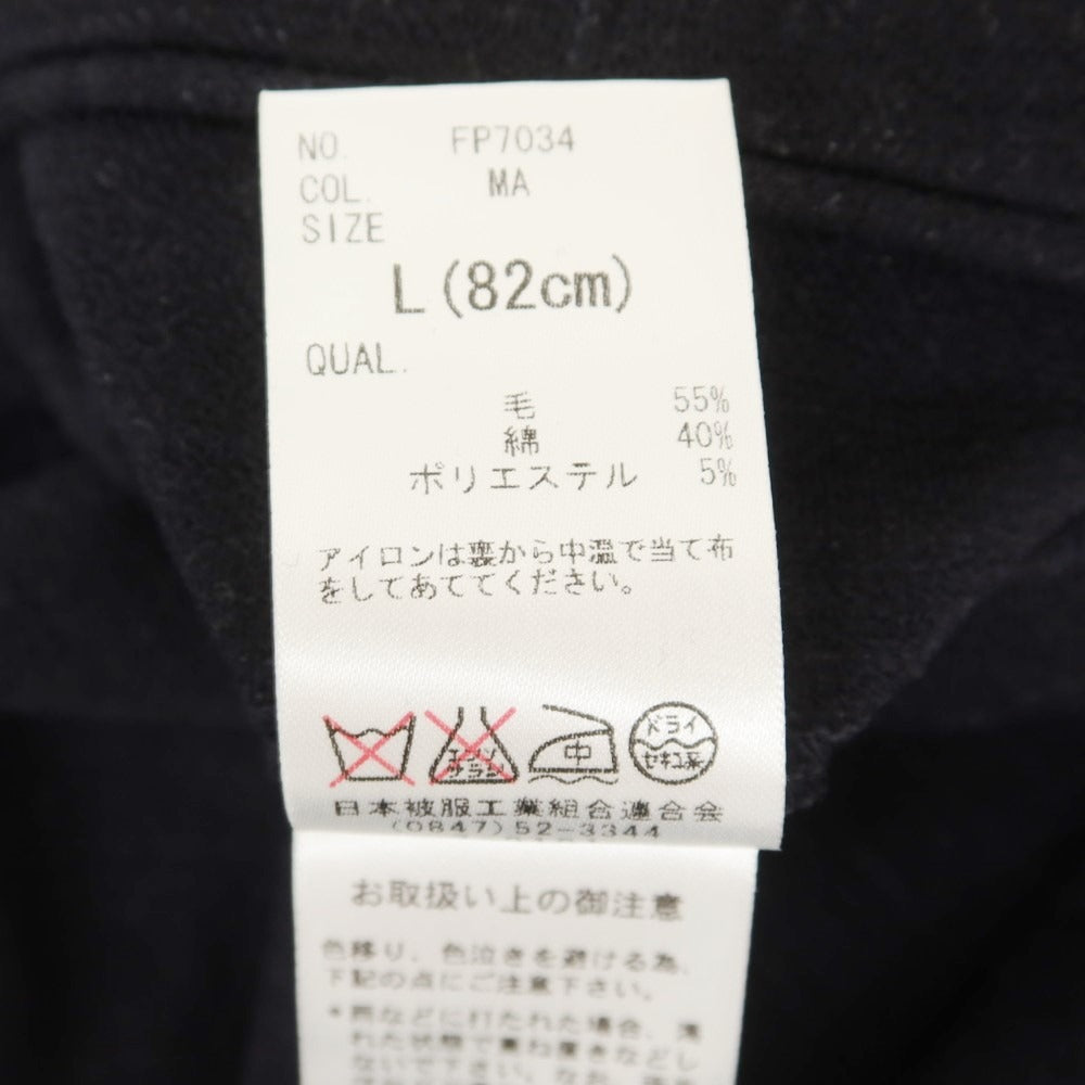 [Used] Blu e Grigio Wool Cotton Polyester Casual Slacks Pants Black [Size L] [BLK] [A/W] [Condition Rank B] [Men&