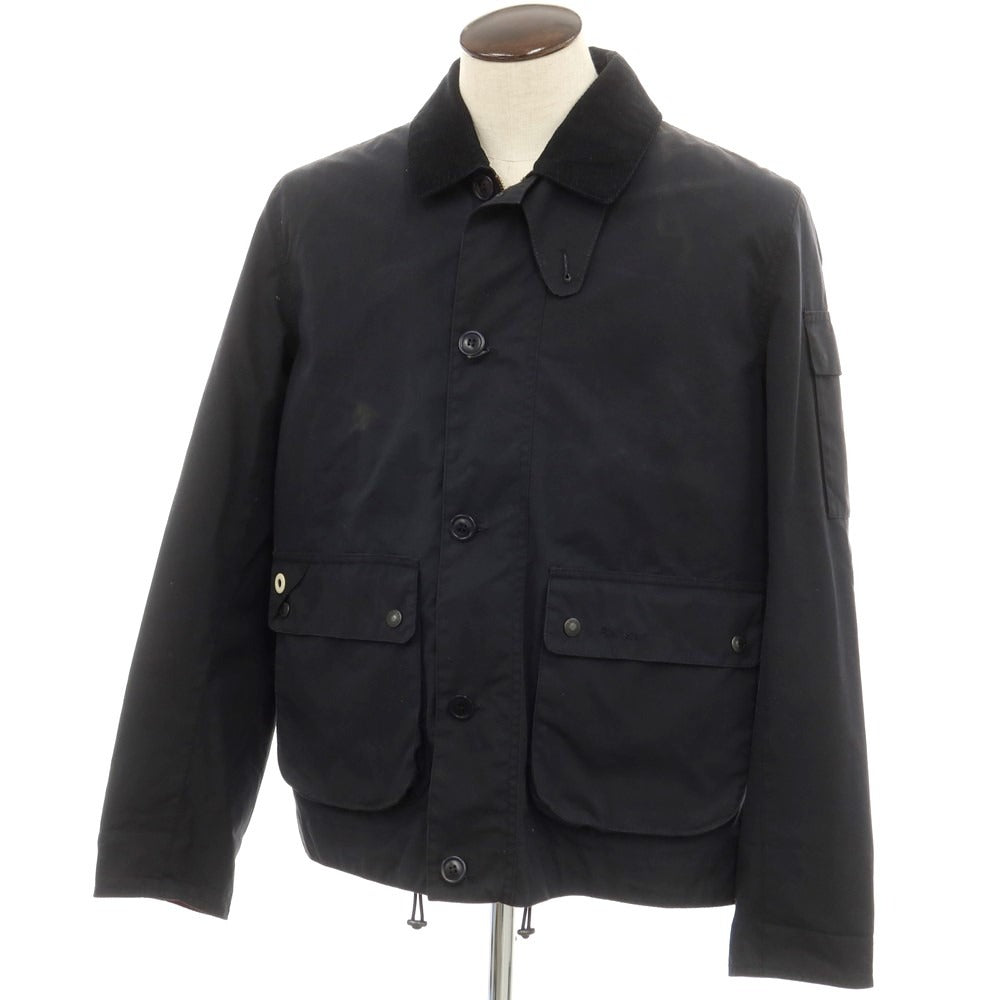 【中古】バブアー Barbour Deck Jacket オイルドコットン フィールドジャケット ダークネイビー【 L 】【 状態ランクD 】【 メンズ 】