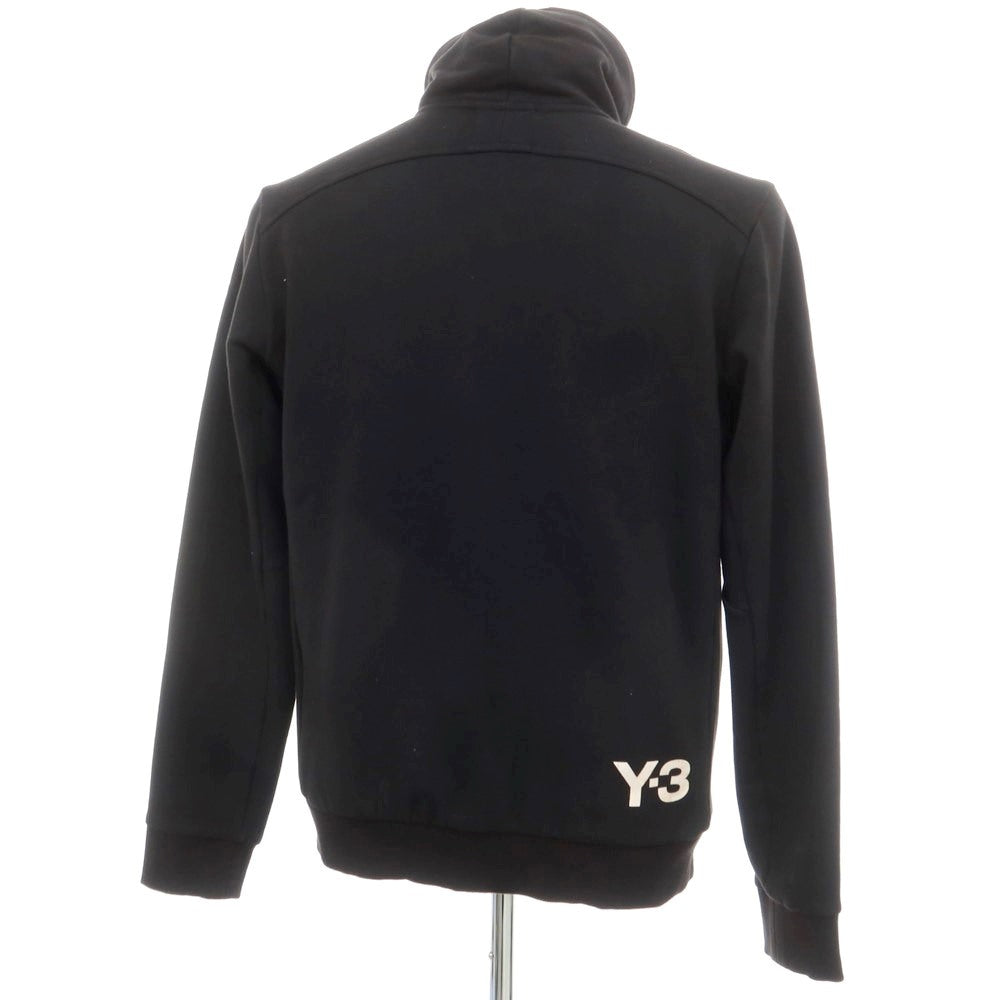 【中古】ワイスリー Y-3 コットン ジップアップ ジャージ ブラック【サイズXL】【BLK】【S/S/A/W】【状態ランクB】【メンズ】