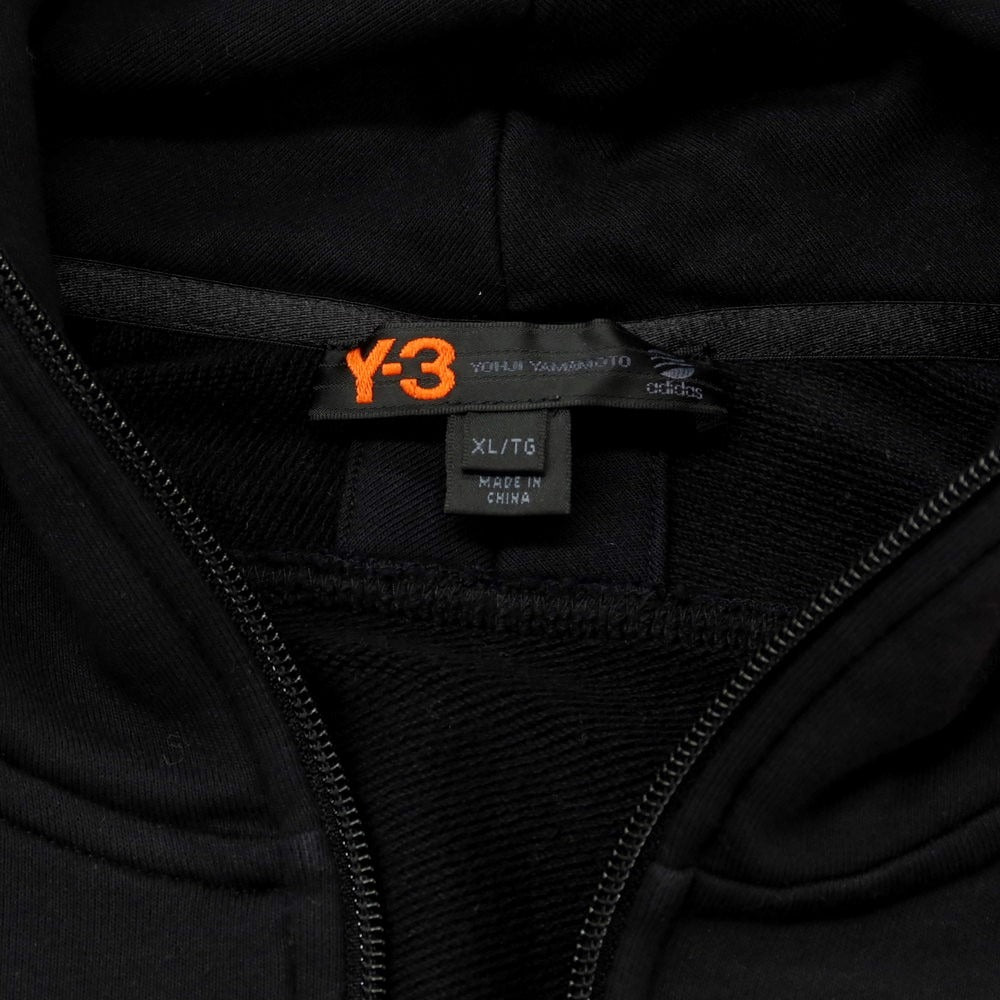 【中古】ワイスリー Y-3 コットン ジップアップ ジャージ ブラック【サイズXL】【BLK】【S/S/A/W】【状態ランクB】【メンズ】