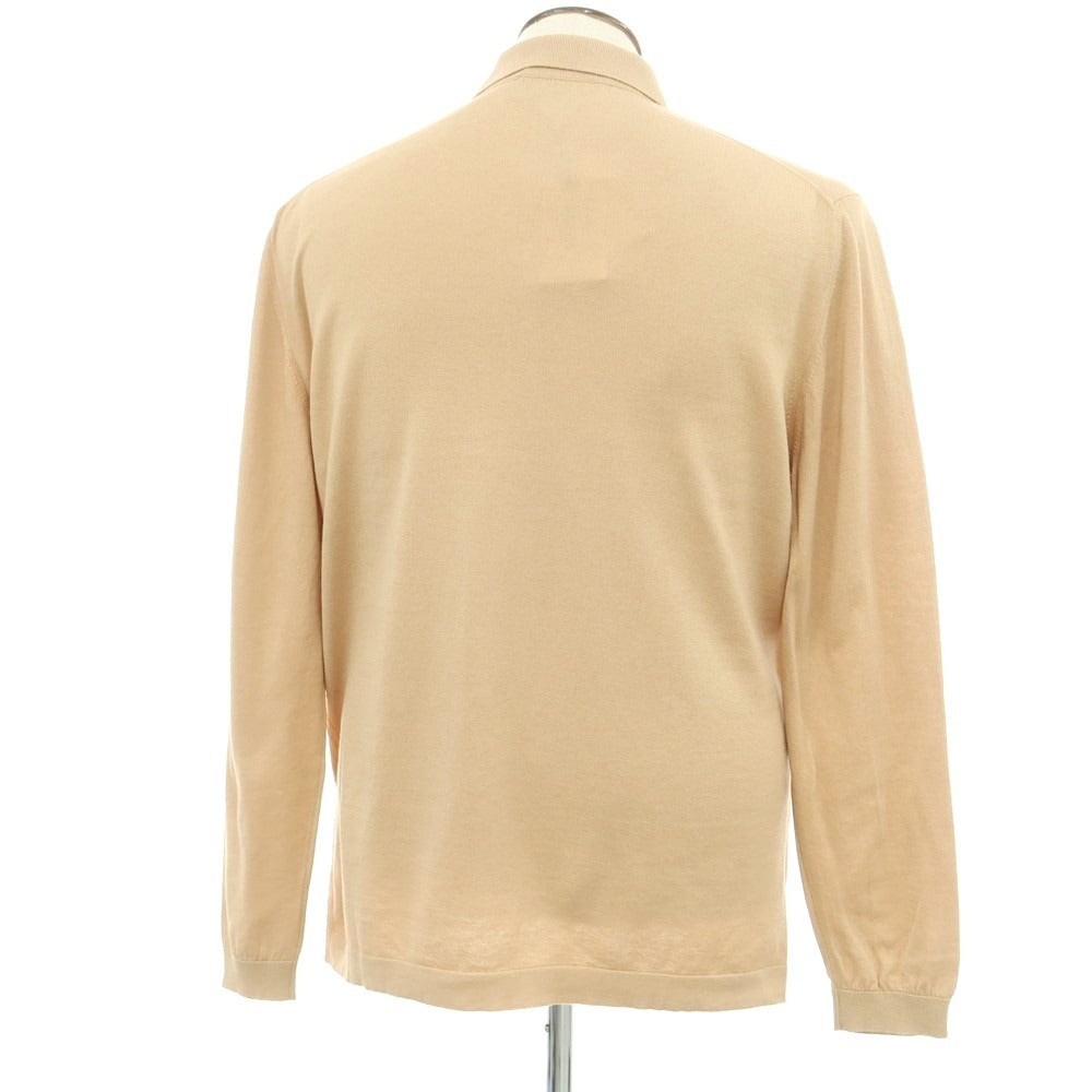 【新品】マウロ オッタヴィアーニ MAURO OTTAVIANI コットンカシミヤ カーディガン ベージュ【サイズ54】【 状態ランクN 】【 メンズ 】 [EPD]