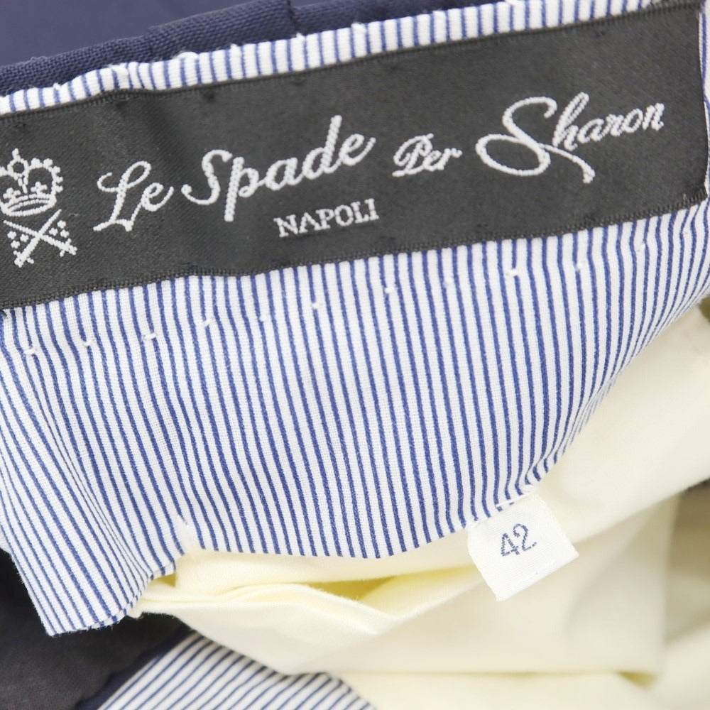 【中古】レ スパーデ Le Spade Sharon別注 ウール ドレススラックスパンツ ネイビー【サイズ42】【NVY】【S/S】【状態ランクB】【メンズ】