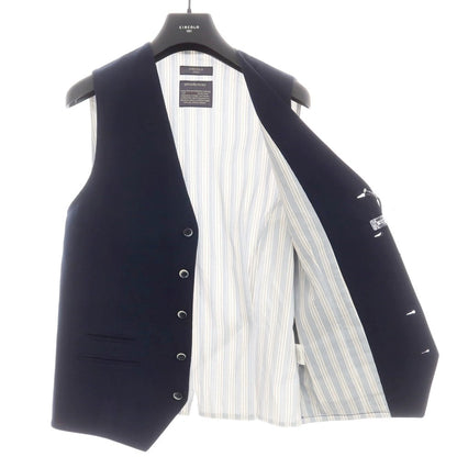 【新品アウトレット】チルコロ1901 CIRCOLO 1901 コットンジャージー ジレ ベスト ネイビーxホワイト【 48 】【 状態ランクN- 】【 メンズ 】