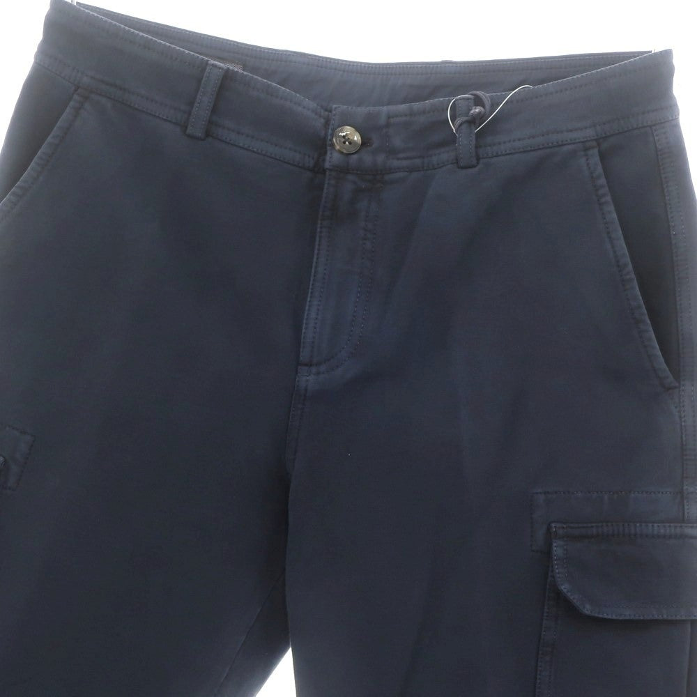 【新品】チルコロ1901 CIRCOLO 1901 コットン ジャージー カーゴ ショートパンツ ネイビー【 44 】【 状態ランクN 】【 メンズ 】