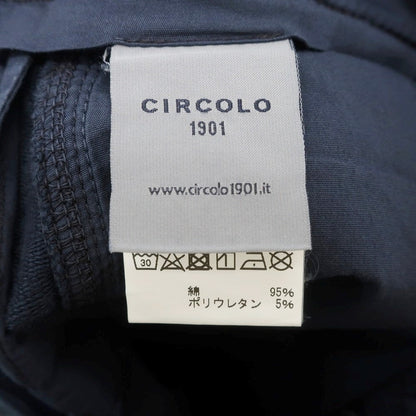 【新品】チルコロ1901 CIRCOLO 1901 コットン ジャージー カーゴ ショートパンツ ネイビー【 44 】【 状態ランクN 】【 メンズ 】