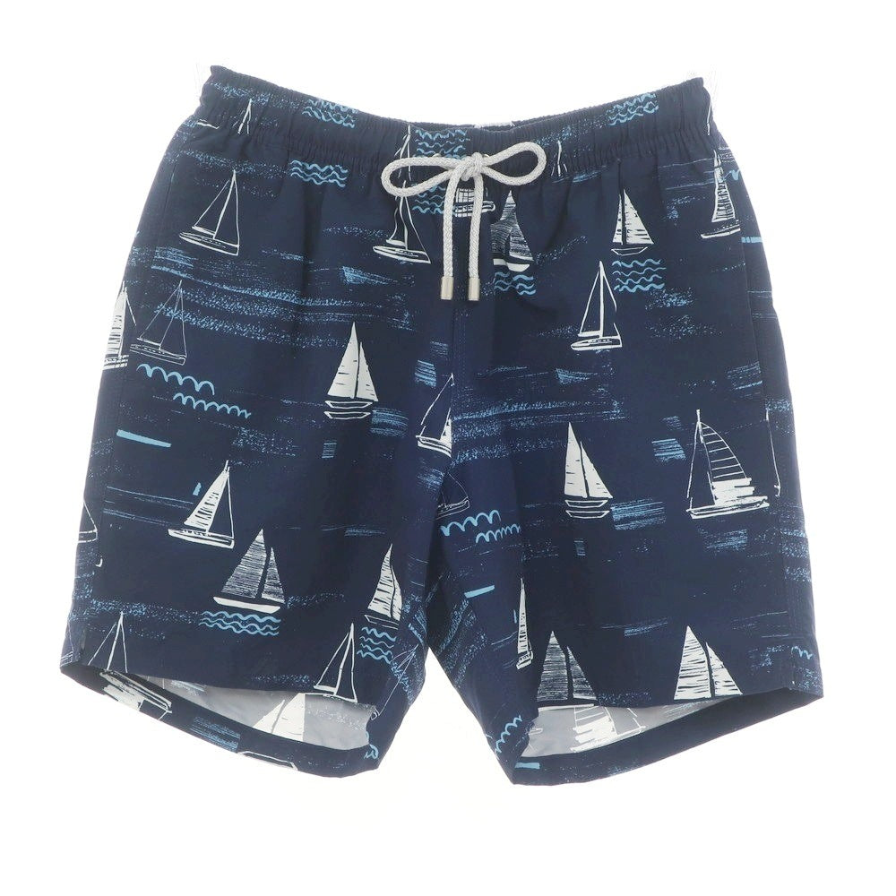 【新品】ブルーミント BLUEMINT ポリエステル 水陸両用 ショートパンツ ネイビー【 M 】【 状態ランクN 】【 メンズ 】