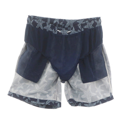 【新品】ブルーミント BLUEMINT ポリエステル 水陸両用 ショートパンツ ネイビー【 M 】【 状態ランクN 】【 メンズ 】