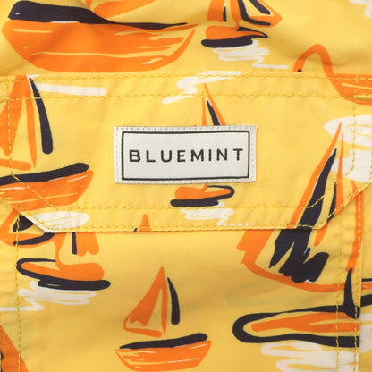 【新品】ブルーミント BLUEMINT ポリエステル 水陸両用 ショートパンツ イエロー【 L 】【 状態ランクN 】【 メンズ 】