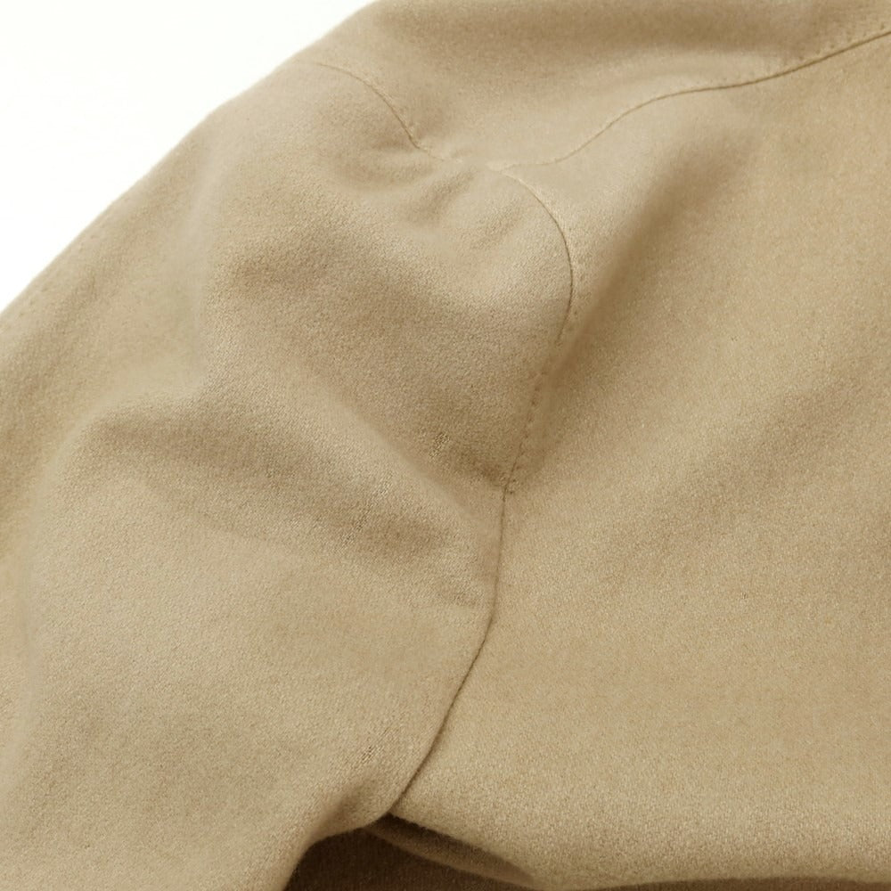 【中古】ベルベスト Belvest BEAMS F別注 カシミヤ ウール シルク ダブルブレストコート ベージュ【サイズ50】【 状態ランクD 】【 メンズ 】 [EPD]