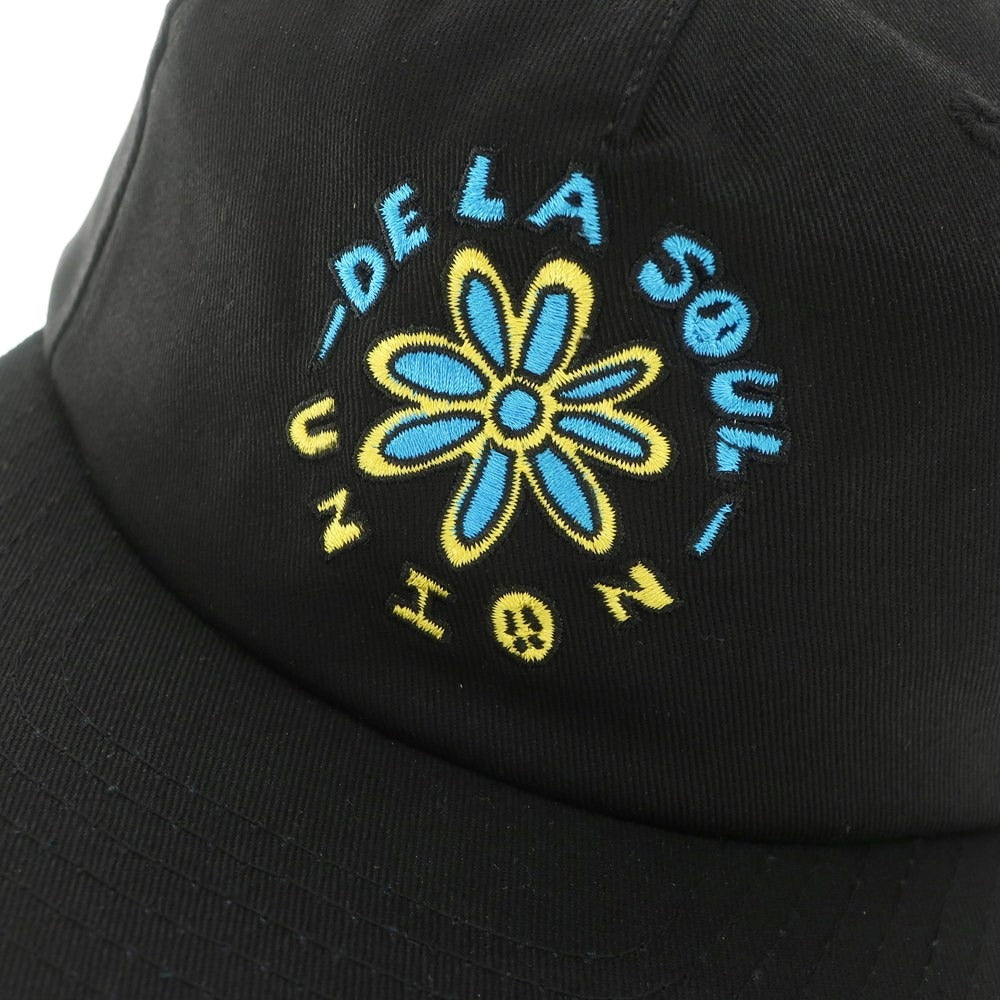 【中古】ユニオン UNION × DE LA SOUL コットン キャップ ブラック【 状態ランクA 】【 メンズ 】