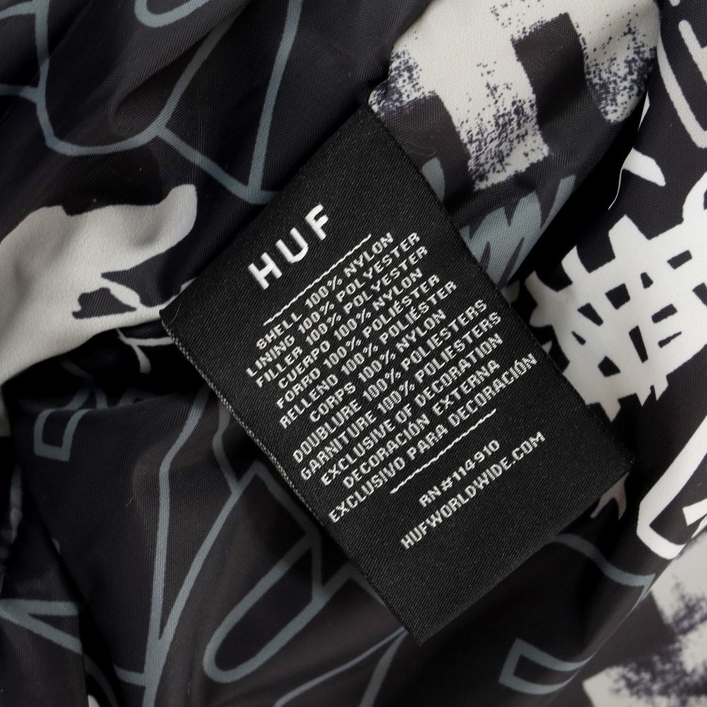 【中古】ハフ HUF × ERIC HAZE 100着限定 ナイロン 中綿ブルゾン ブラック【 M 】【 状態ランクB 】【 メンズ 】