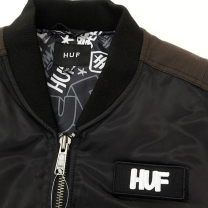 【中古】ハフ HUF × ERIC HAZE 100着限定 ナイロン 中綿ブルゾン ブラック【 M 】【 状態ランクB 】【 メンズ 】