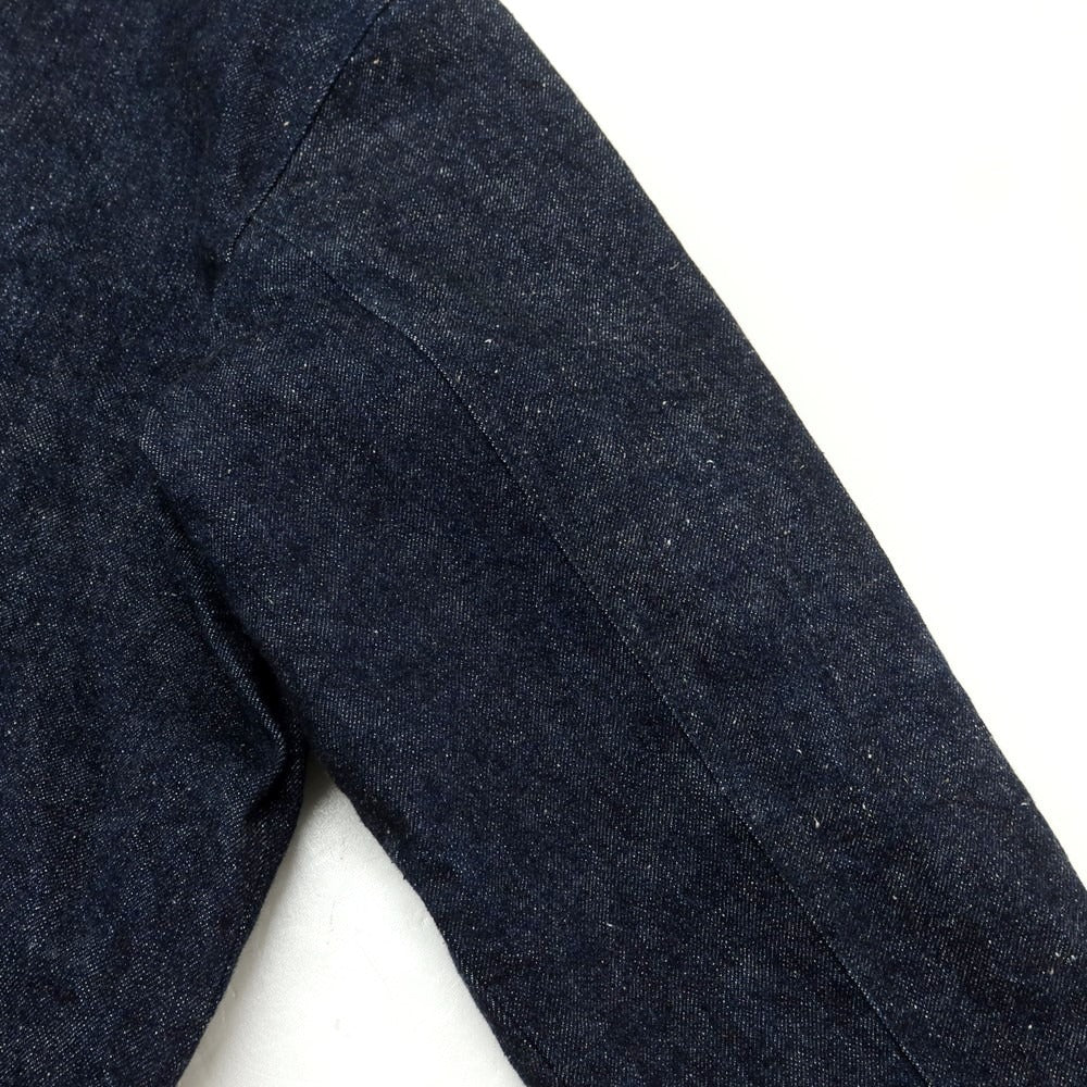 【中古】サムライ ジーンズ SAMURAI JEANS コットン ジップアップ デニムジャケット ネイビー【 S 】【 状態ランクB 】【 メンズ 】