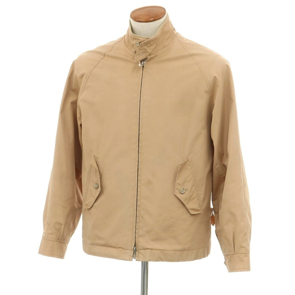 【中古】バラクータ BARACUTA コットン ダブルジップ スイングトップ ピンクベージュ【 38 】【 状態ランクC 】【 メンズ 】