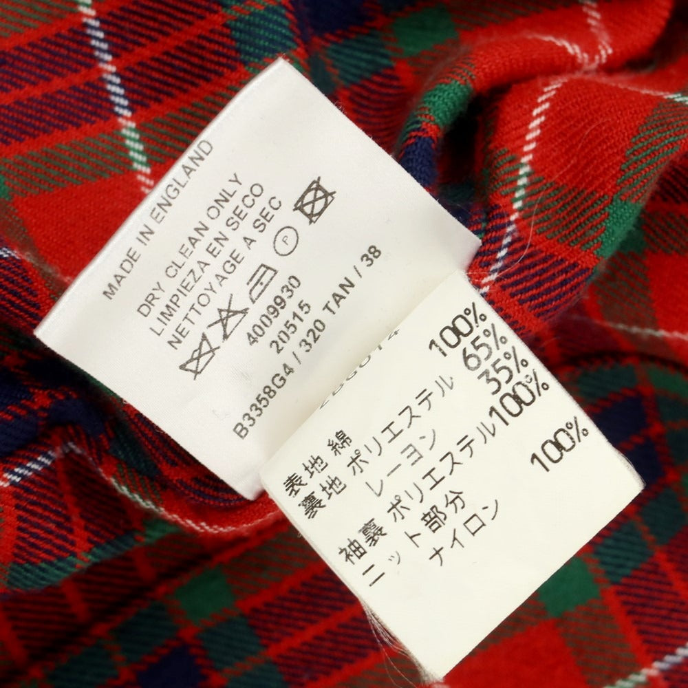 【中古】バラクータ BARACUTA コットン ダブルジップ スイングトップ ピンクベージュ【 38 】【 状態ランクC 】【 メンズ 】