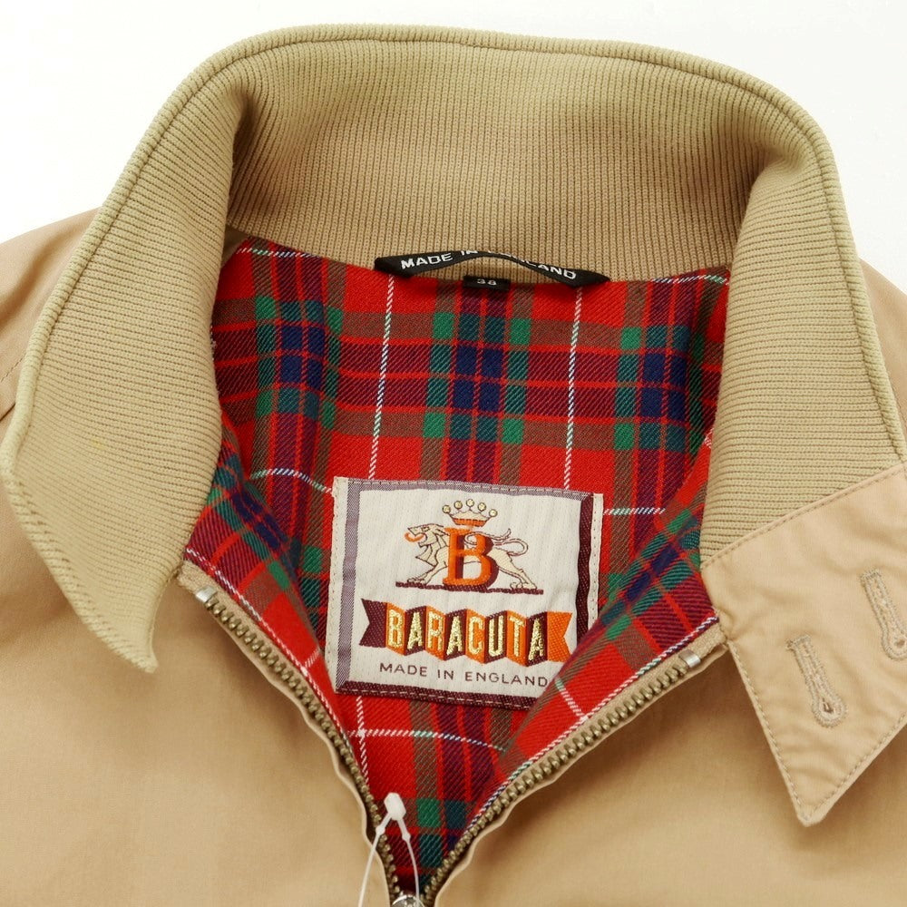 【中古】バラクータ BARACUTA コットン ダブルジップ スイングトップ ピンクベージュ【 38 】【 状態ランクC 】【 メンズ 】