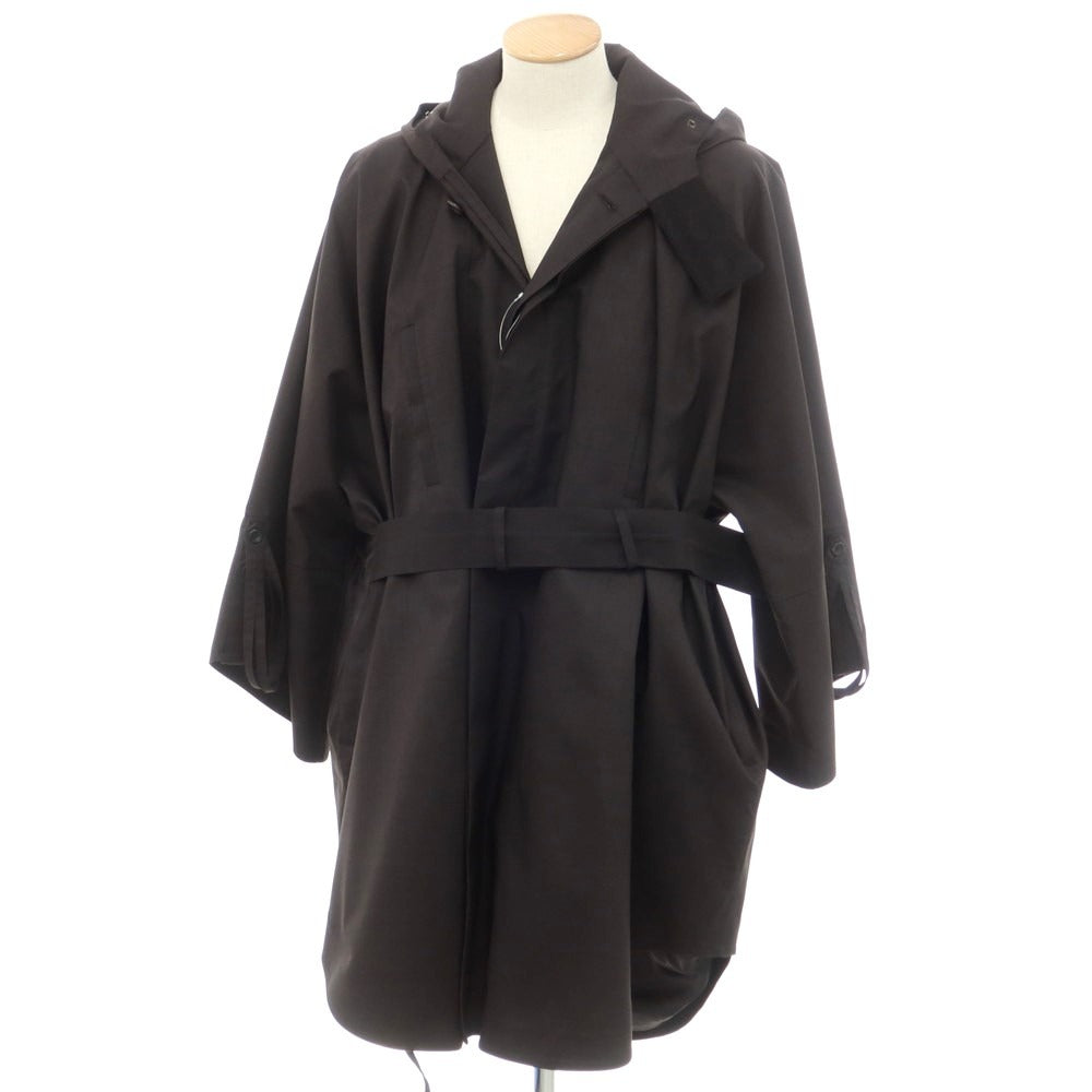 【中古】ノルウェージャンレイン Norwegian Rain オーバーサイズ Raincho Unisex ポンチョコート ブラック【 MINUS 】【 状態ランクB 】【 メンズ 】