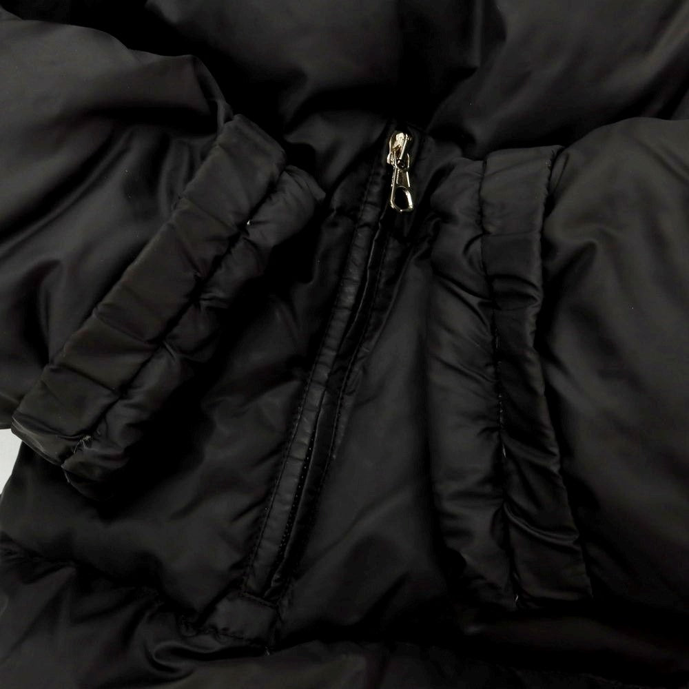 【中古】モンクレール MONCLER ナイロン系 スタンドカラー ジップアップ ダウンジャケット ブラック【 2 】【 状態ランクC 】【 メンズ 】