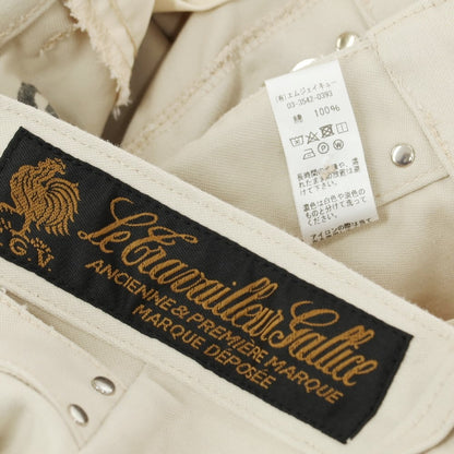 【中古】ル トラヴァイユール ガリス LE TRAVAILLEUR GALLICE コットン ワークパンツ ライトベージュ【サイズ3】【BEI】【S/S/A/W】【状態ランクB】【メンズ】