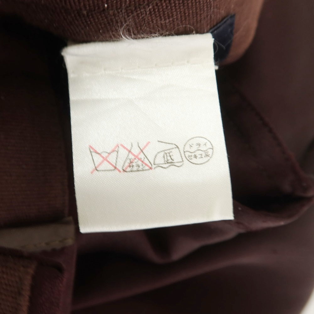 [Used] LANVIN acetate rayon casual slacks pants wine red [46] [Condition rank C] [Men&