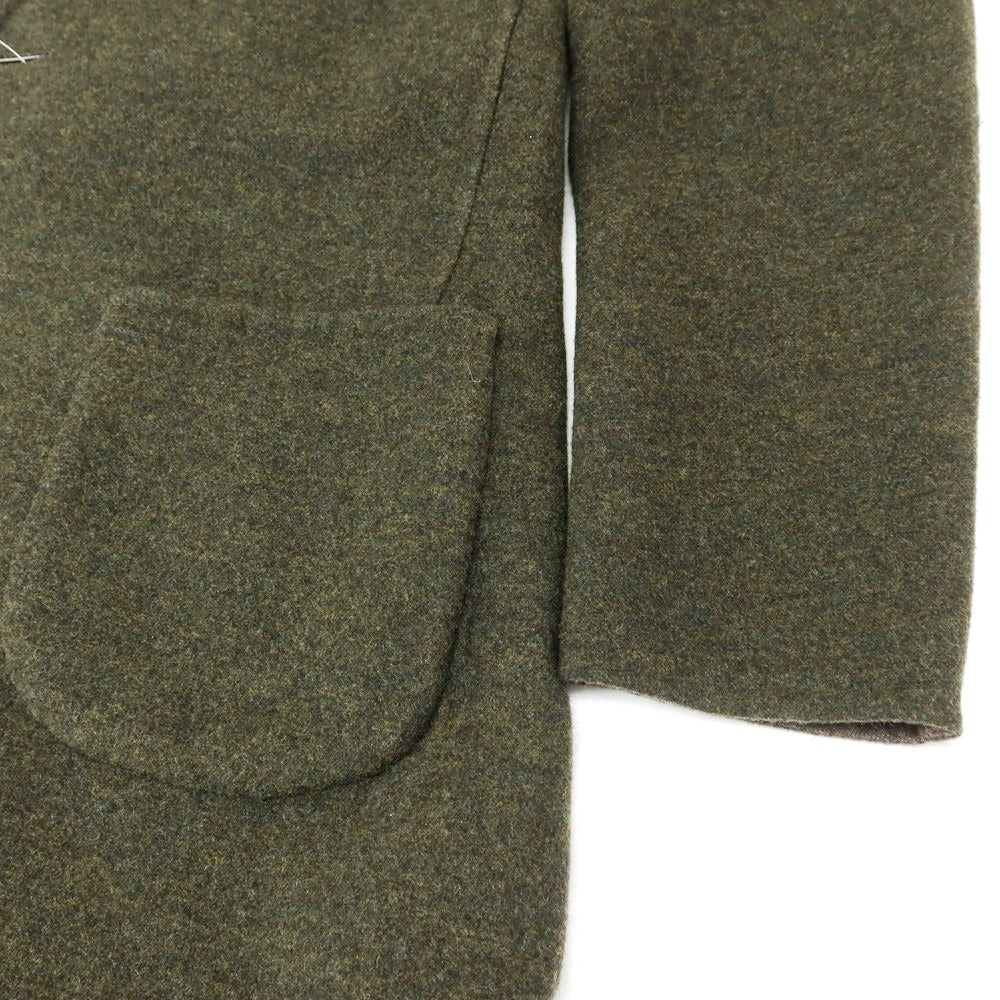 【中古】ラルディーニ LARDINI リバーシブル ウールカシミヤ チェスターフィールドコート モスグリーンxブラウン【サイズ44】【 状態ランクA 】【 メンズ 】 [EPD]