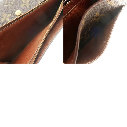 【中古】ルイ ヴィトン LOUIS VUITTON モノグラムキャンバス 長財布 ブラウン【 状態ランクD 】【 メンズ 】