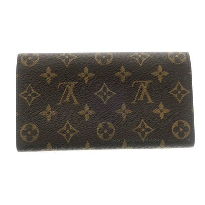 【中古】ルイ ヴィトン LOUIS VUITTON モノグラムキャンバス 長財布 ブラウン【 状態ランクD 】【 メンズ 】