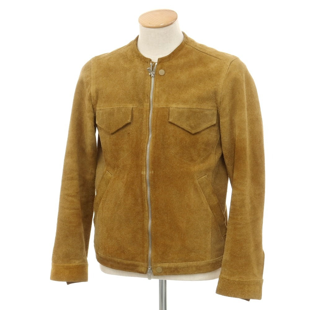 【中古】ノンネイティブ nonnative カウレザー スエード ジップアップ レザーブルゾン ベージュ【 1 】【 状態ランクC 】【 メンズ 】