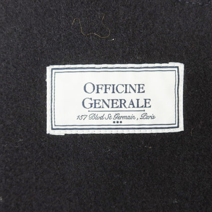 【中古】オフィシンジェネラル Officine Generale ウール ピーコート ダークネイビー【 46 】【 状態ランクC 】【 メンズ 】