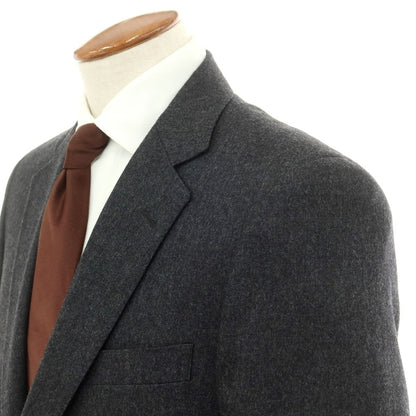 【中古】ブルックスブラザーズ Brooks Brothers ウールカシミヤ 2つボタンスーツ ダークグレー【 39SHT/33 】【 状態ランクB 】【 メンズ 】